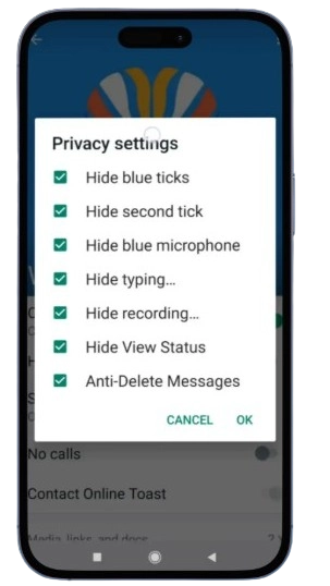 Hide Private Chats
